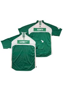 Circa 2008 Garnett & Rondo Boston Celtics Player-Worn Shooting Shirts