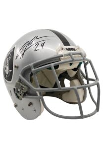 Circa 2014 Charles Woodson Oakland Raiders Game-Used & Autographed Helmet