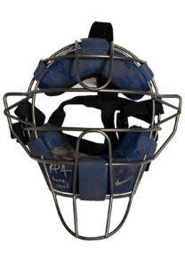 Circa 2023 Miguel Amaya Chicago Cubs Game-Used & Autographed Catchers Mask