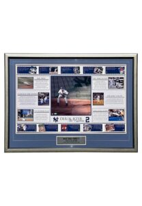 Derek Jeter Signed Timeline Framed Display