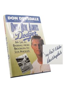 Don Drysdale “Once A Bum, Always A Dodger” Signed Book