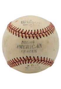 Early 1950s Negro American League Game-Used Baseball