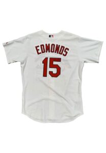 Early 2000s Jim Edmonds St. Louis Cardinals Game-Used & Autographed Jersey