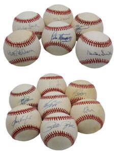 Hall Of Famers & Stars Single-Signed Baseballs