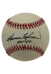 Harmon Killebrew Single-Signed ‘HOF 84’ Baseball