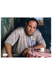 James Gandolfini Sopranos Autographed 8×10 Print