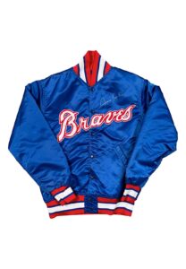 Jerry Royster Atlanta Atlanta Braves Player-Worn & Autographed Dugout Jacket