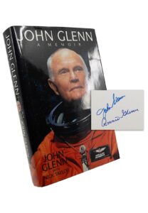 John Glenn “A Memoir” Signed Book