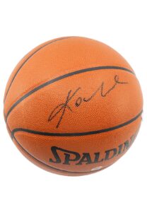 Kobe Bryant Single Signed Basketball