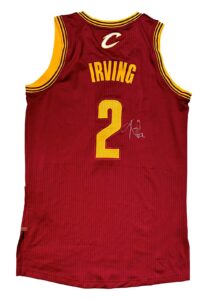 Kyrie Irving Cleveland Cavaliers Autographed Jersey