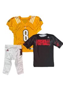 Lamar Jackson Louisville Cardinals Player-Worn Practice Uniform