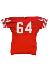 Late 1960s Dave Wilcox SF 49ers Game-Used Durene Jersey