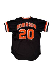 Late 1970s Frank Robinson Baltimore Orioles Game-Used & Autographed Jersey