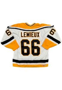 Mario Lemieux Pittsburgh Penguins Signed Retail Jersey