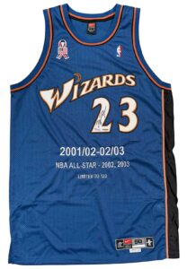 Michael Jordan Washington Wizards Autographed All-Star Commemorative LE Jersey