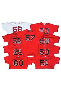 Mid 2000s Boston Red Sox Game-Used & Issued Player & Coach Jerseys