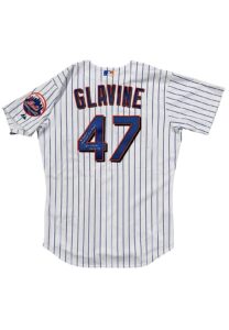 Mid 2000s Tom Glavine NY Mets Game-Used & Autographed Jersey