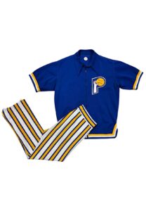 Mids 1970s ABA Indiana Pacers Player-Worn Warm Up Suit