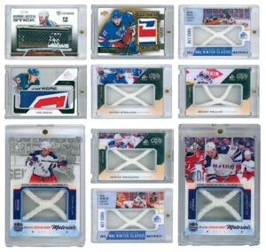 NY Rangers Upper Deck Material Card Lot