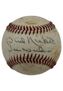 Phil & Joe Niekro Dual Signed Baseball