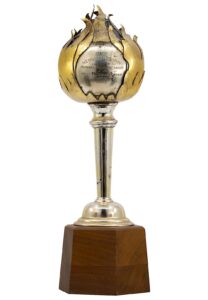 Replica 1923 Hart Memorial Inaugural Trophy Award Presented To Frank Nighbor