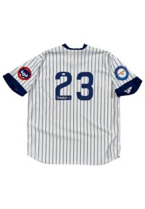 Ryne Sandberg Chicago Cubs Signed Mitchell & Ness Jersey