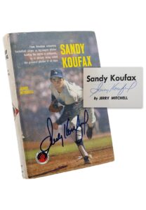 Sandy Koufax 2x Autographed Book