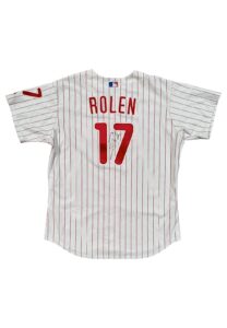 Scott Rolen Philadelphia Phillies Game-Used & Autographed Jersey