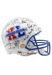 Super Bowl Helmet Signed by 42 MVP’s