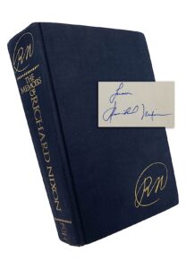 “The Memoirs of Richard Nixon” Signed & Personalized Book