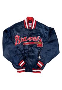 Tom Glavine Atlanta Braves Player-Worn & Autographed Dugout Jacket