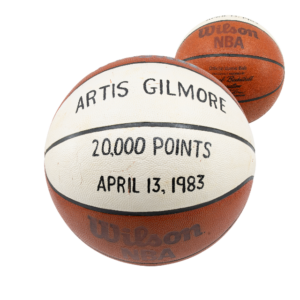 April 13, 1983 Artis Gilmore NBA 20,000 Points Game-Used Basketball (Gilmore LOA)