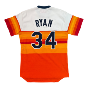 Circa 1985 Nolan Ryan Houston Astros Game-Used Jersey (Tequila Sunrise)