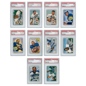 1951 Bowman Football Complete Set (PSA Set Registry 7.80 - 7th Highest Ranked Set)