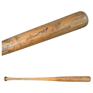 1959 Willie Mays SF Giants Game-Used & Autographed Bat (PSA/DNA GU 8.5 • JSA)